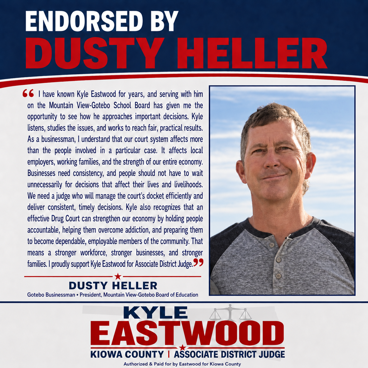Endorsement for Kyle Eastwood